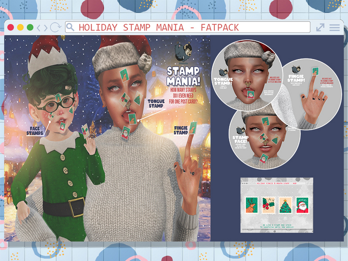 BoWillow - Holiday Stamps FATPACK