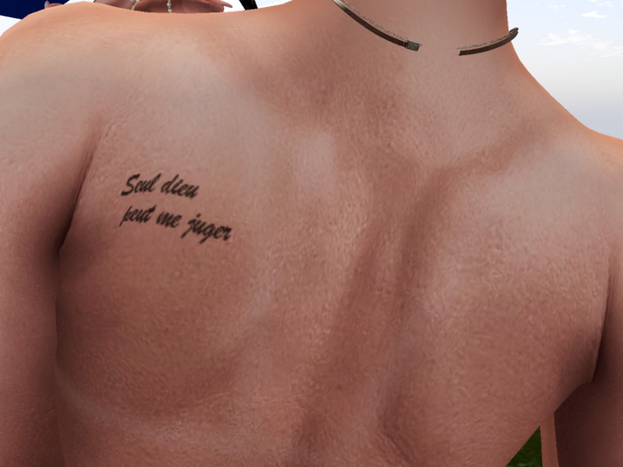 Small Tattoo : god