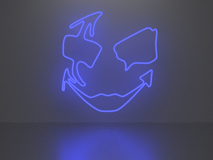 Ghost 3 neon sign Full Permission