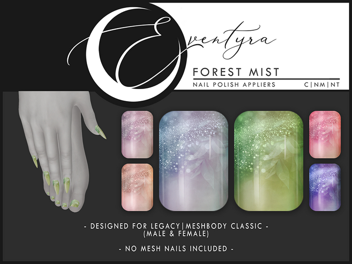 Eventyra - Legacy Nail HUD - Forest Mist