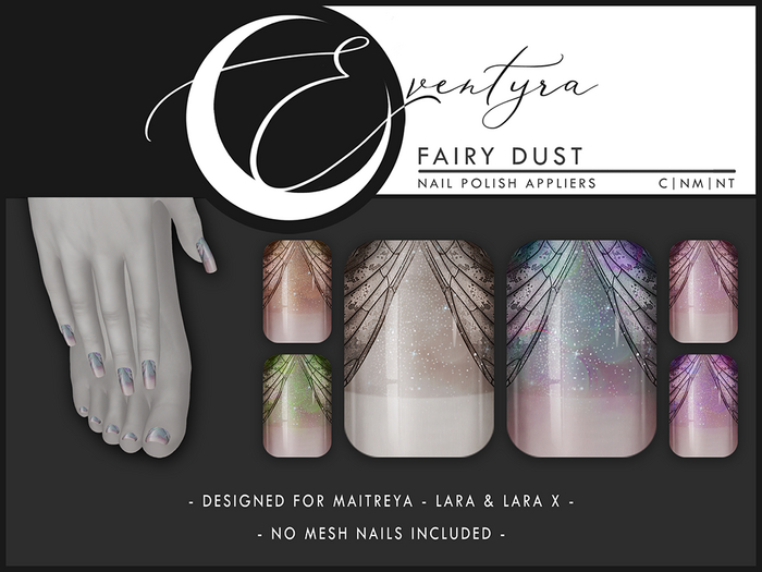 Eventyra - Maitreya Nail HUD - Fairy Dust