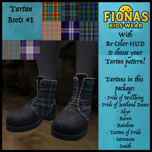 Rebirth Boots - Tartan #1