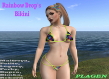 Rainbow Drops Bikini   - PLAGEN  (ADD)