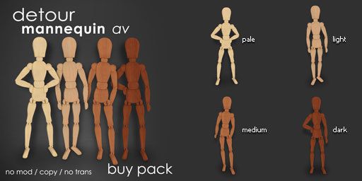 [Detour] Mannequin AV v2 - Pack