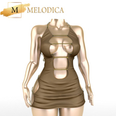 Brown Chained Dress Maitreya