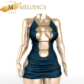 Navy Chained Dress Maitreya