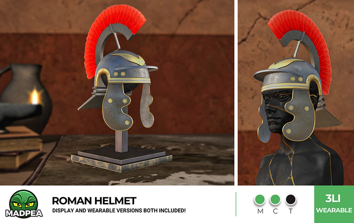 MadPea Roman Helmet