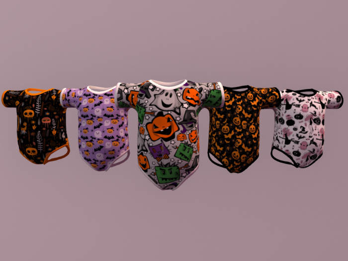 Lullabeeb Halloween Onesies 5pk