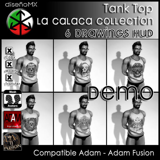 La Calaca :dMX: Tank Top (Adam Original - Adam Fusion) DEMO