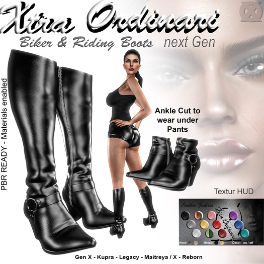 *XO* Biker & Riding Boots  NEXT GEN