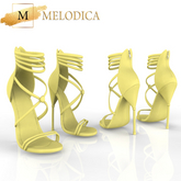 Yellow Ysora Heels Erika