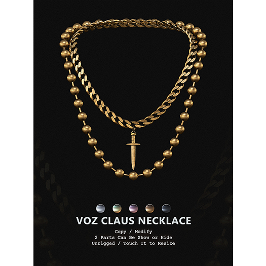 [VOZ] Claus Necklace (Group Gift Inworld)