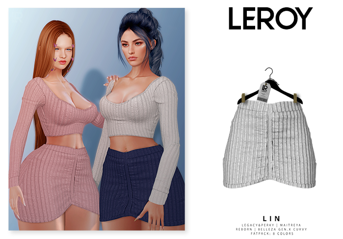 LEROY - Lin Skirt - White