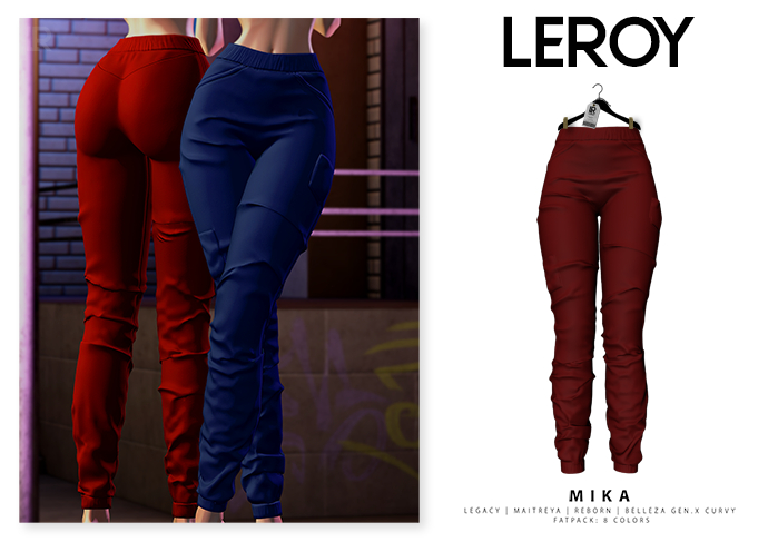 LEROY - Mika Pants - Red