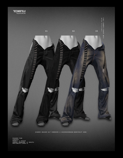 TECHNOFOLK_ Knees Jeans_ Alt Version_Pack.