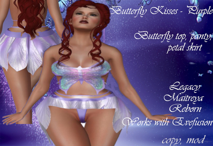 Butterfly Kisses Purple
