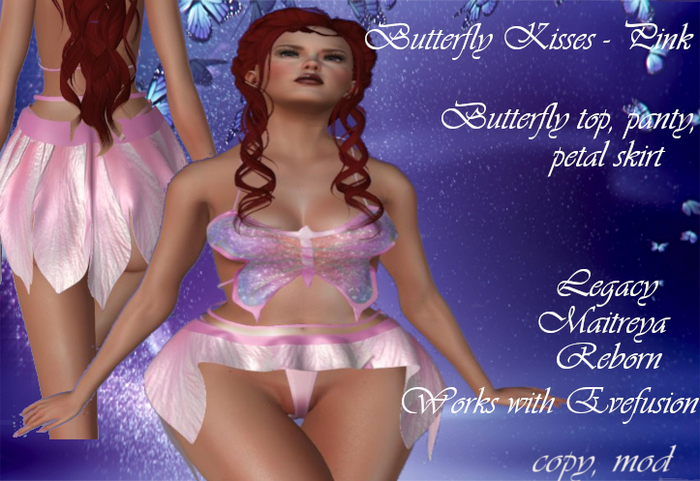 Butterfly Kisses Pink