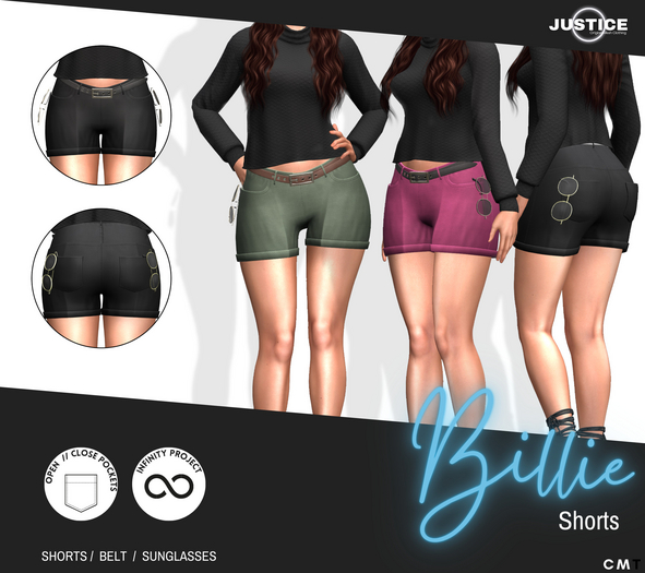 [JUSTICE] BILLIE SHORTS - LARA