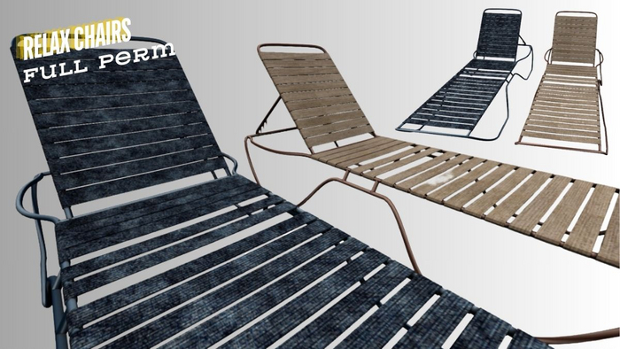 Long Chair - Full Perm Mesh