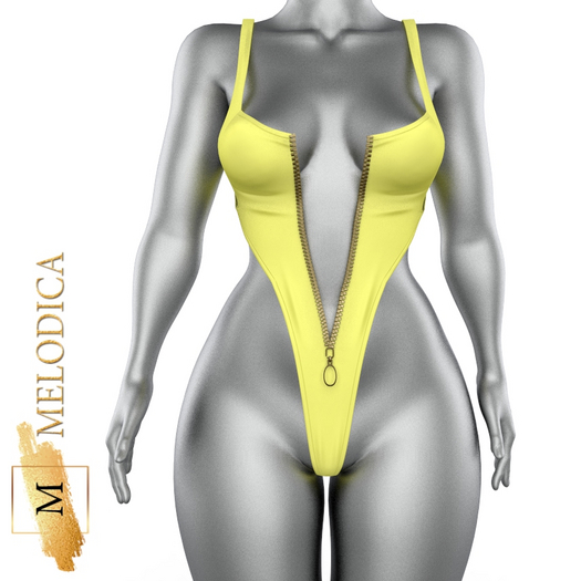 Yellow Zipper Body LaraX