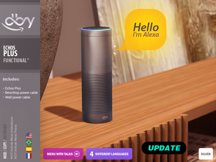 Echo Plus Amazin [silver] dby