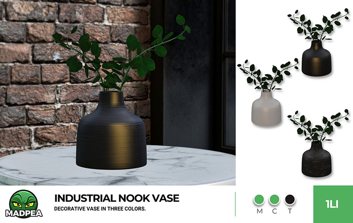 MadPea Industrial Nook Vase