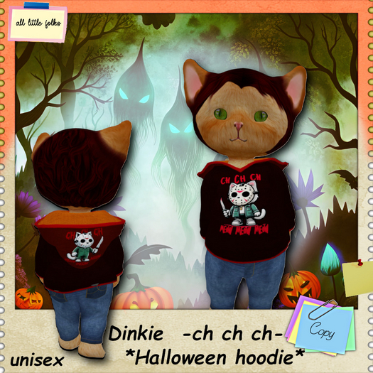 Dinkie hoodie unisex - ch ch ch