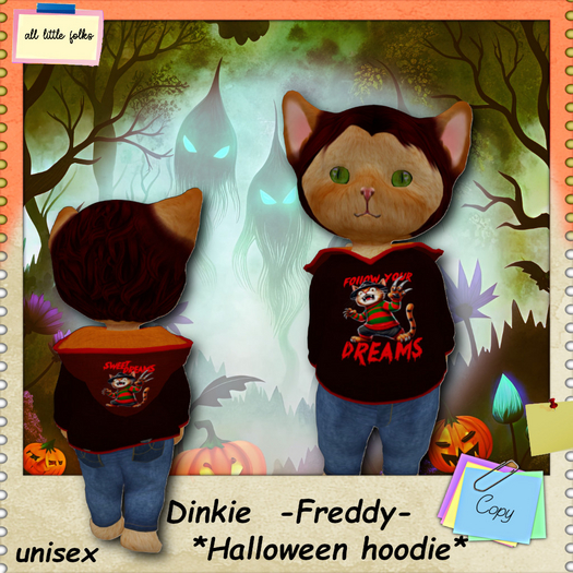 Dinkie hoodie unisex - freddy