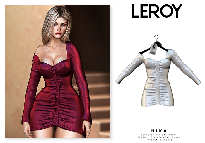 LEROY - Nika Dress - White