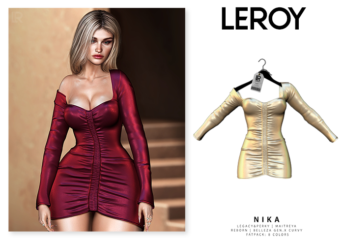 LEROY - Nika Dress - Tan