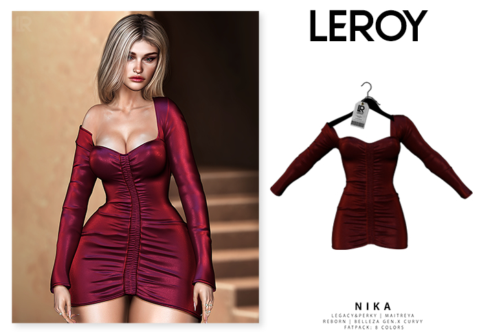 LEROY - Nika Dress - Red