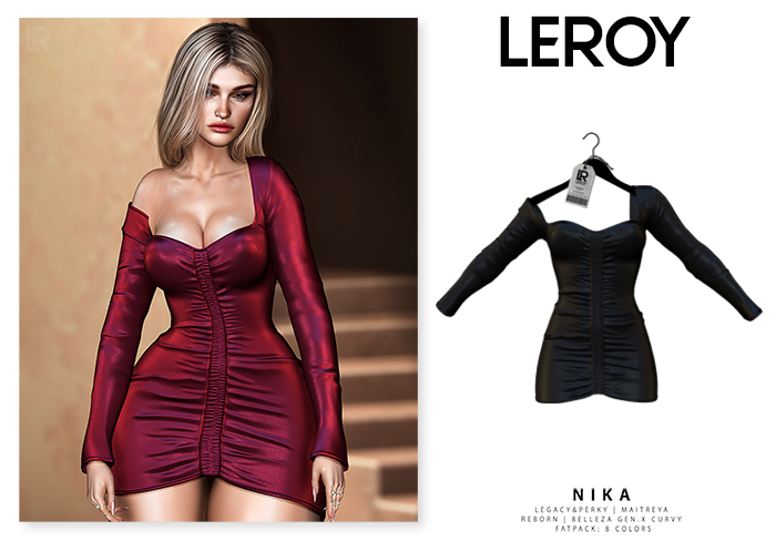 LEROY - Nika Dress - Black
