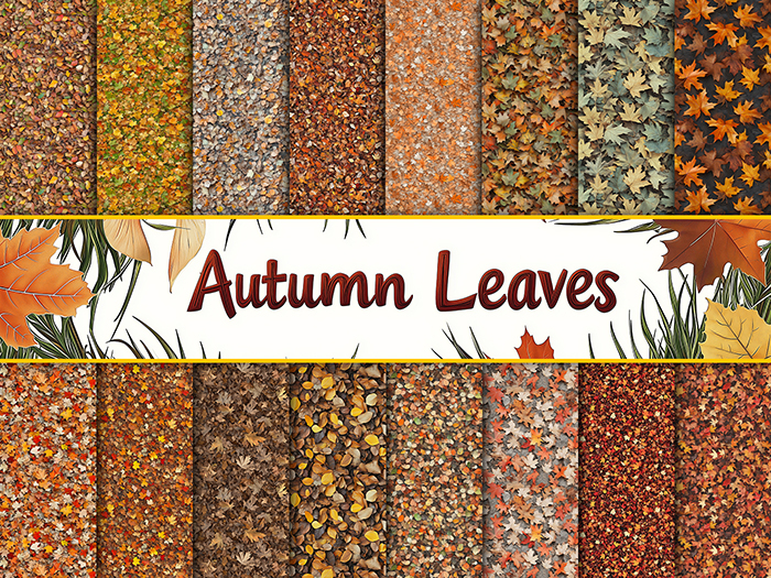 EA Design ♦ Ground Textures - Autumn Leaves - Set 02