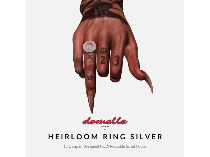 Domelle: Heirloom Ring Silver