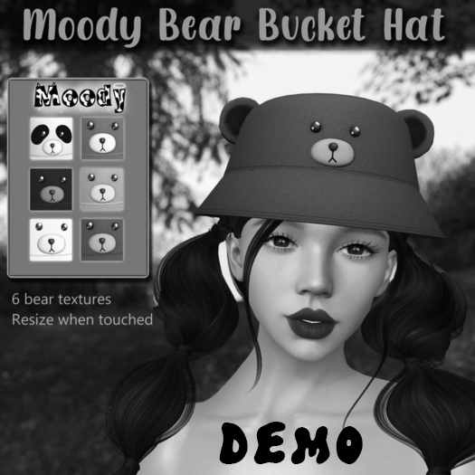 DEMO - Moody Bear Bucket Hat 