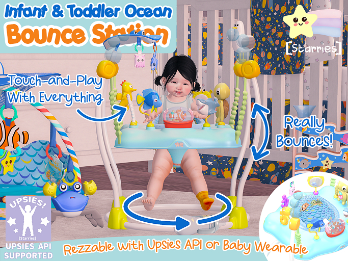 [Starries] Under The Sea Bounce Station for Infants and Toddlers