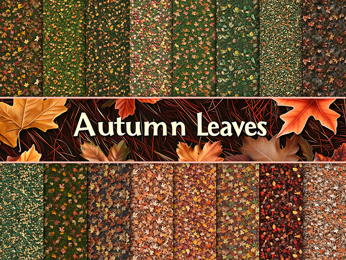 EA Design ♦ Ground Textures - Autumn Leaves - Set 03
