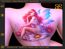 ! CoCo Store ! - Tattoo Butterfly Girl 2 - Color [BOM]