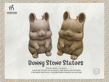 MishMish - Bunny Stone Statues - Autumn [Boxed] (attach)