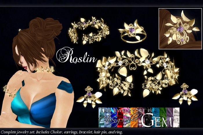 [K~*~S] Roslin - Jewelry Set - Gold