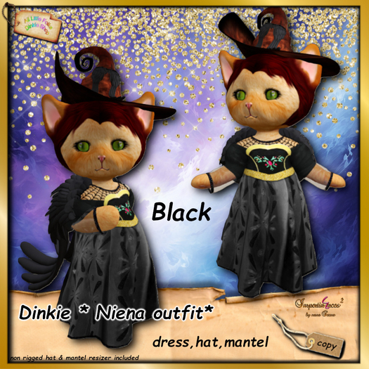dinkie niena outfit black