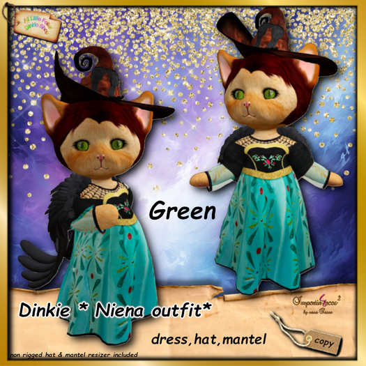 dinkie niena outfit green