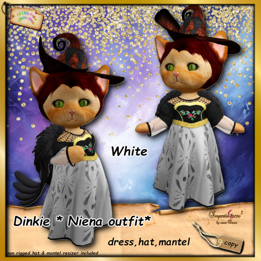 dinkie niena outfit white