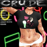 Quiet Riot Concert Women's Crop (WTS) <Wear Me>
