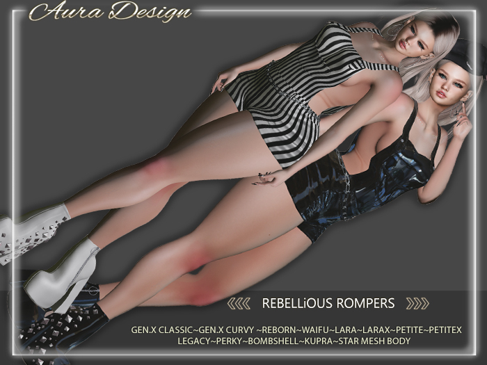 [Aura Design] Rebellious Rompers/FATPACK  