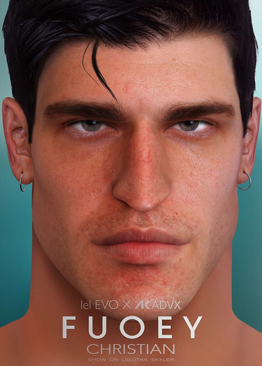 f u o e y .     Christian Skin Pale