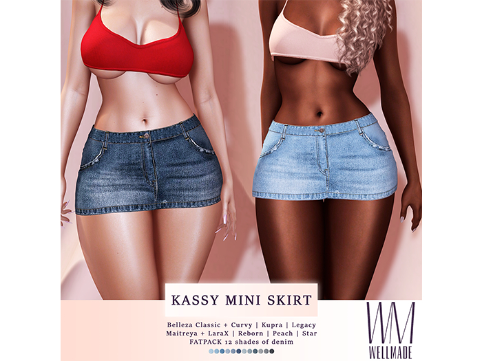 [WellMade] Kassy Mini Skirt
