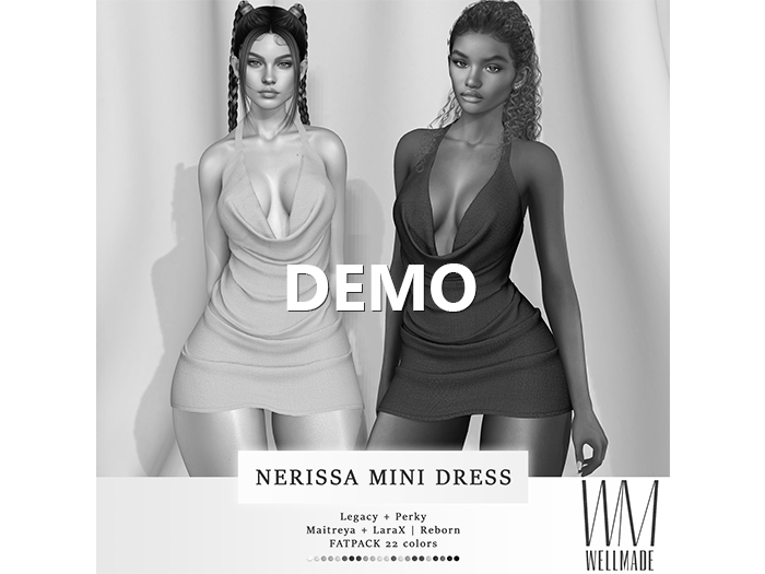 [WellMade] Nerissa Mini Dress DEMO