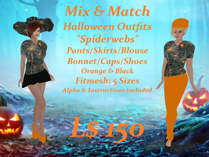 Halloween Mix & Match Outfit-Spiderweb