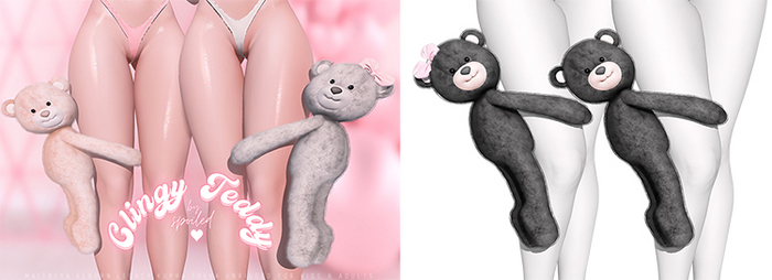 Spoiled - Clingy Teddy Dark Grey